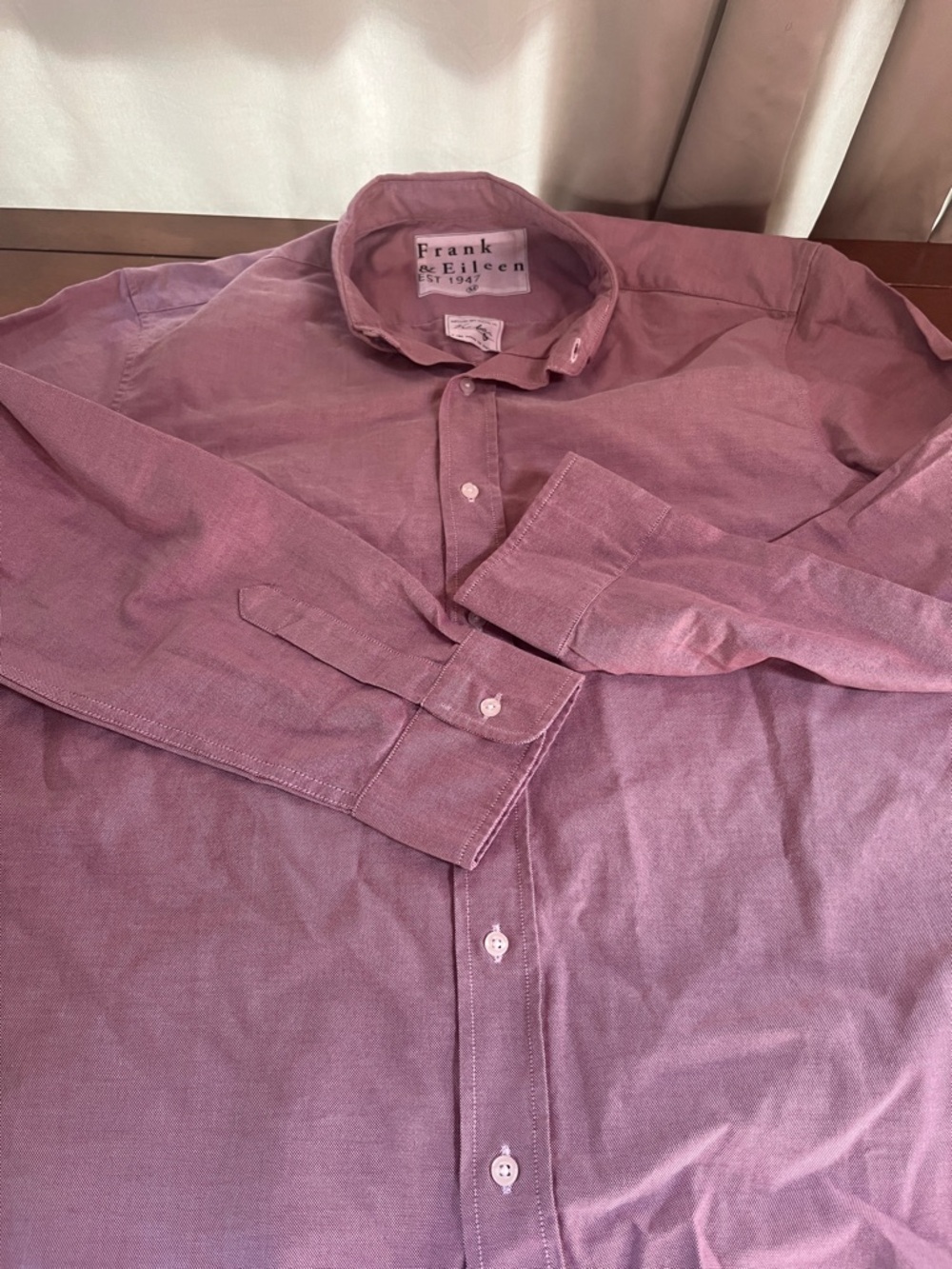 Frank & Eileen Men's Finbar Light Pink Red Shirt Size Multiple Sizes Available